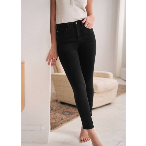 Sezane Le Slim Jeans In Black Size 27 - Picture 1 of 6